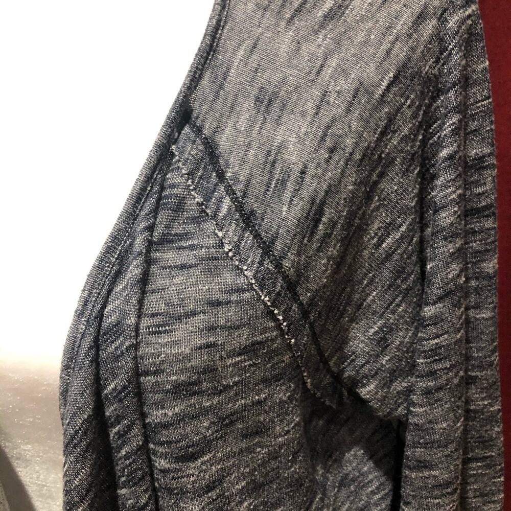 Maurices Gray Monochrome Color Block Cardigan Lig… - image 3